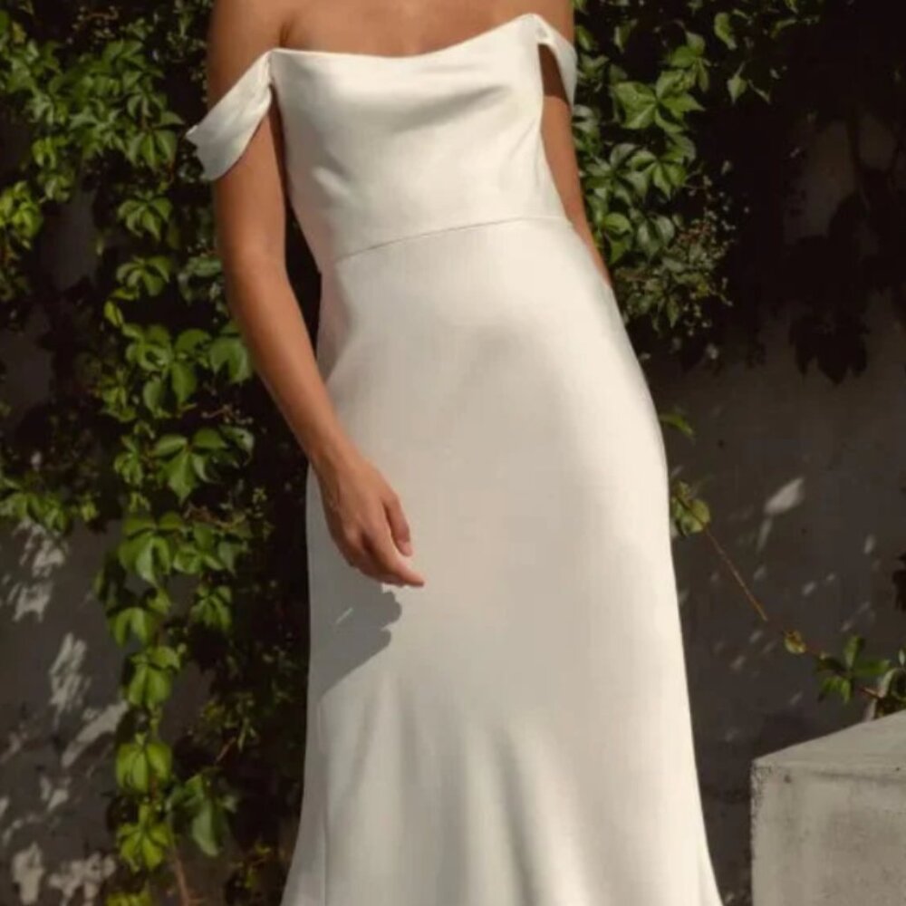 Jenny Yoo Evelyn Dress – Size 6 (Altered to Fit Size 4) - Picture 1 of 4